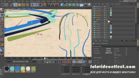 Digital-Tutors - 2D Styled 3D Motion Graphics in CINEMA 4D and After Effects