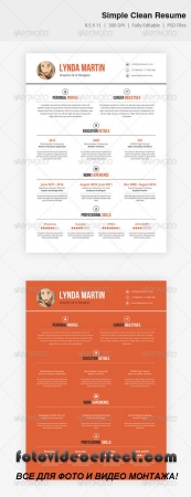 Simple Clean Resume