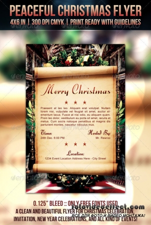 Peaceful Christmas Flyer
