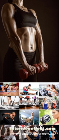 Stock Photo: Fitness center