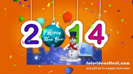 Happy New Year 2014 (footage)