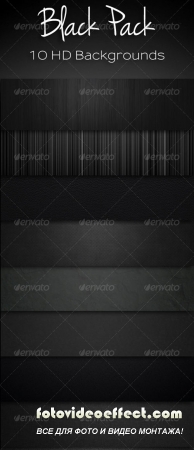 10 Black Backgrounds Bundle