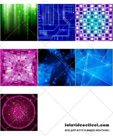     | Colored in abstract style backgrounds 9, 