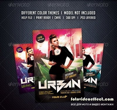 GraphicRiver - Urban Party Flyer - 6235768
