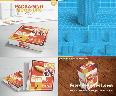 GraphicRiver - Packaging Mock-ups Vol.1 - 6211909