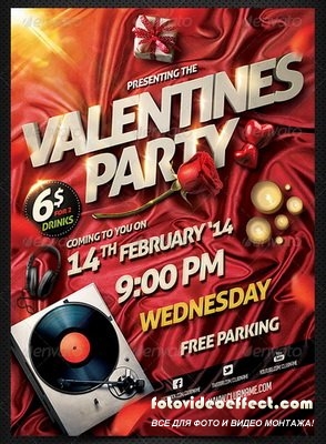 GraphicRiver - Valentine Party Flyer Template - 6527406