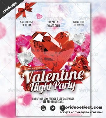 GraphicRiver - Elegant Valentine Party with Crystal Diamond Style - 6548343
