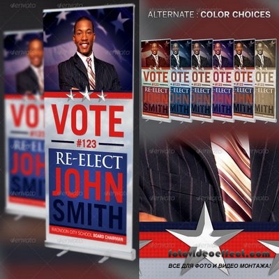 GraphicRiver - Re-Election: Banner Template - 6603620
