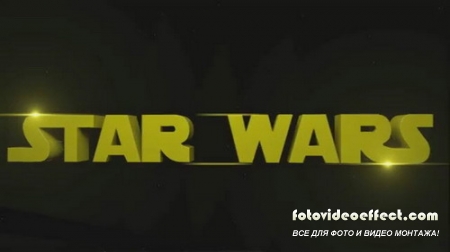 Star Wars Intro - After Effects Template