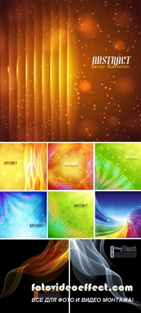 Stock: Shiny wave abstract background