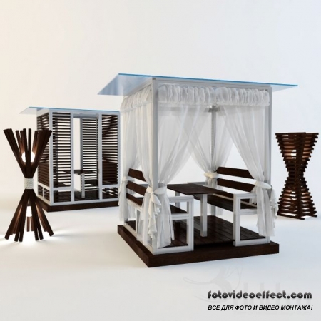 3ddd summer house 3d models