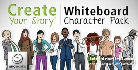 Create Your Story Whiteboard Character Pack - Project for After Effects (Videohive)