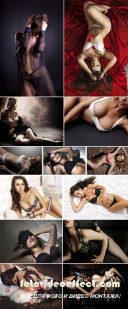 Stock Photo: Woman in lingerie
