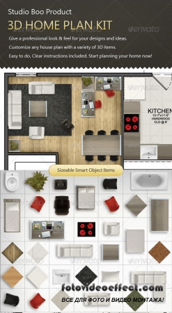 3D Home Plan Kit