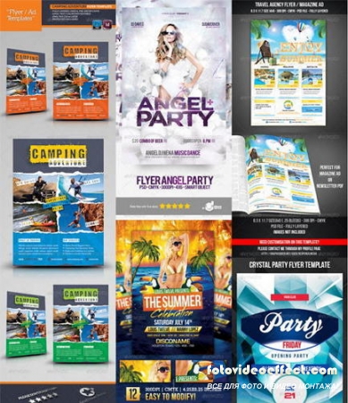 14 Set Party Flyer Template Chapter 7 (PSD)