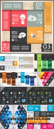 Stock: Infographic template vector 8