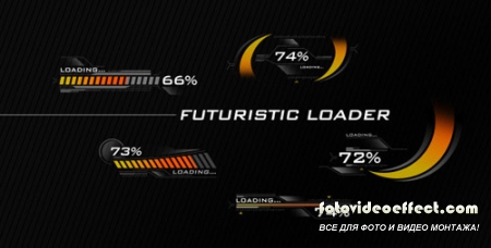 Futuristic Loading Screen - Project for After Effects (Videohive)