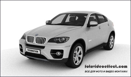 3D Model BMW X6 (V-Ray) 