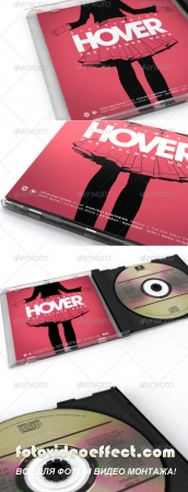 CD Album Cover Mock-up