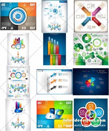    ,  | Design templates for enterprises, infographics 10, 