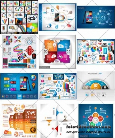    ,  | Design templates for enterprises, infographics 11, 