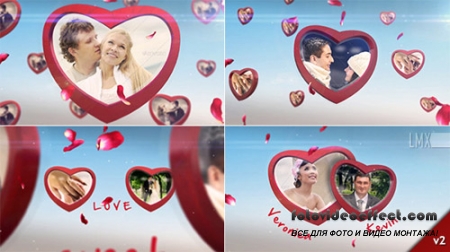 Heart Frame Gallery - Project for After Effects (Videohive)