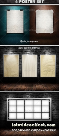 Ultimate Poster Mockup Pack - 1