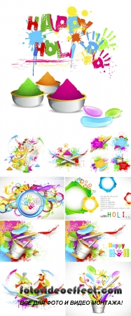 Stock: Holi Background