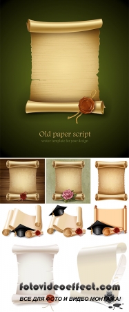 Stock: Scroll paper