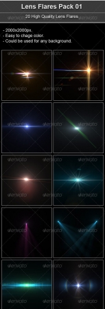 Lens Flares Pack 01