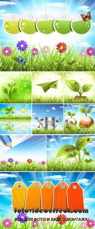 Stock: Landscape vector