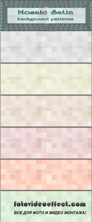 Mosaic Satin Background Patterns