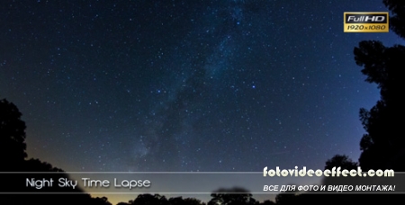 Stock Footage - Night Sky Time Lapse (Videohive)