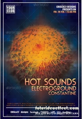 GraphicRiver - Hot Sounds Flyer Template