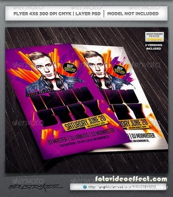 GraphicRiver - Electro House Music Flyer V3