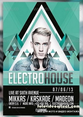 GraphicRiver - Electro House Flyer - 4921600