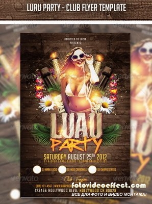 GraphicRiver - Luau Party - Club Flyer Template - 2621586