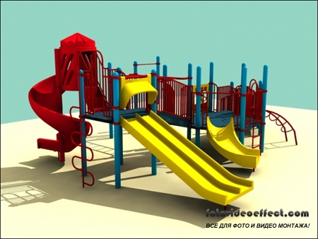 3D Models for Children Playground
