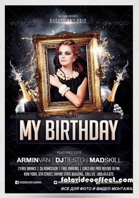 GraphicRiver - Birthday Party Invitation Flyer Template
