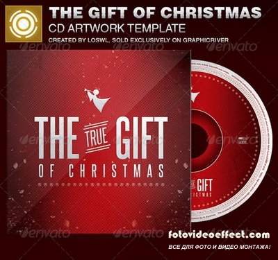 GraphicRiver - The Gift of Christmas CD Artwork Template - 6949355