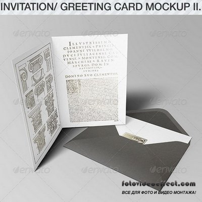 GraphicRiver - Invitation & Greeting Card Mockup Pack II