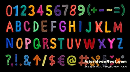 Clay Alphabet - Project for After Effects (Videohive)