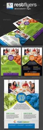 Rest Restaurant Foods Flyers