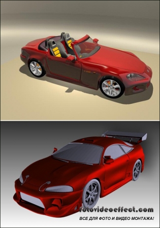 3D Models of Sports Cars