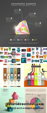 Stock: Modern design infographics, abstract background