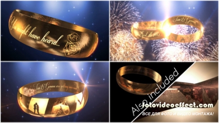 Wedding Ring Invitation - E3D - Project for After Effects (Videohive)