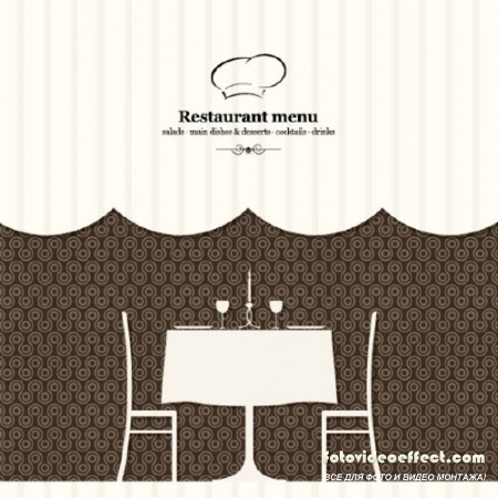 Exquisite menu cover design 02 - vector