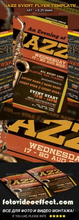Jazz Event Flyer Template