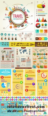 Stock: Travel and tourism Infographic