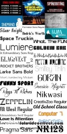   (  15) / Collection of fonts ( Part 15 ) 